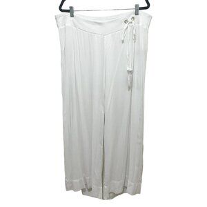 NWOT Soft Surroundings Wide Leg 100% Cotton Pants, Size 1X